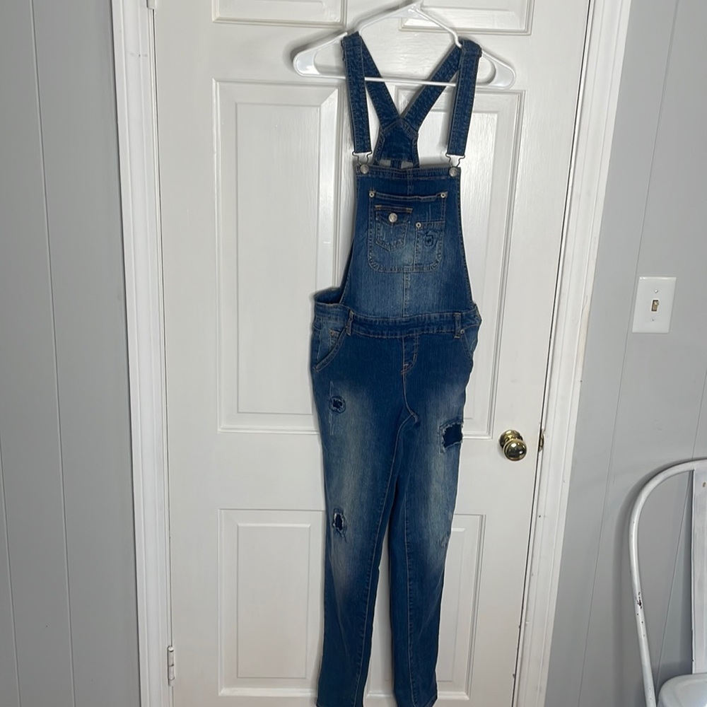 Denim overalls
